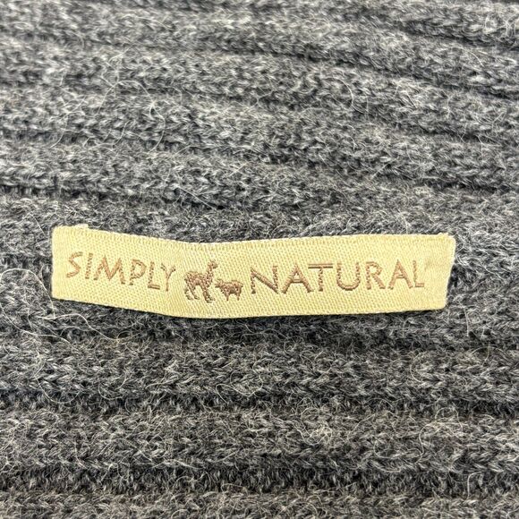 Simply Natural Women Open Cardigan Sweater Size Small Alpaca Peru C024 -8 - Picture 6 of 16